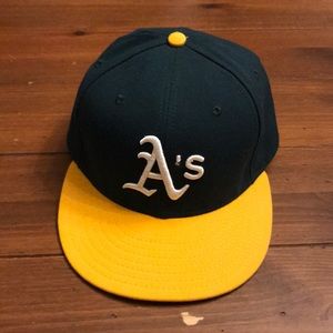 New Era Oakland A’s cap - authentic - fitted 7 1/2